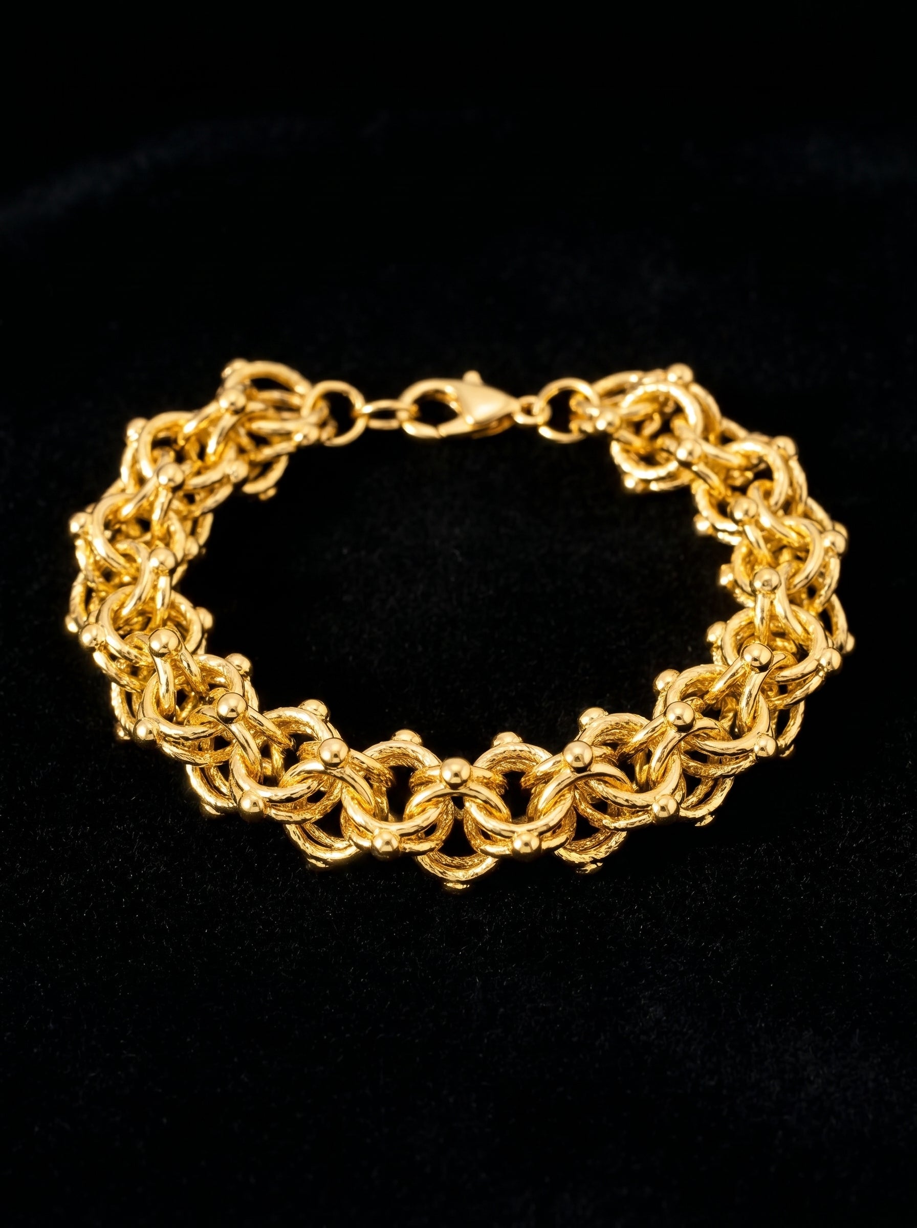 Bracelet Cyclone — Plaqué Or 18 Carats