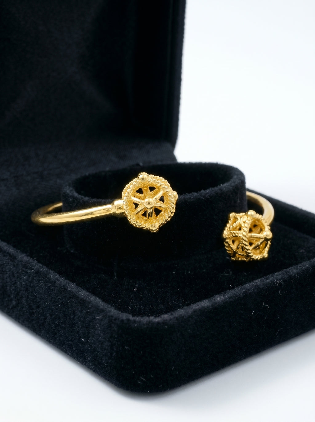 Bracelet Cyclone — Plaqué Or 18 Carats