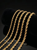 Collier Chaîne Torsadée — Plaqué Or 18 Carats